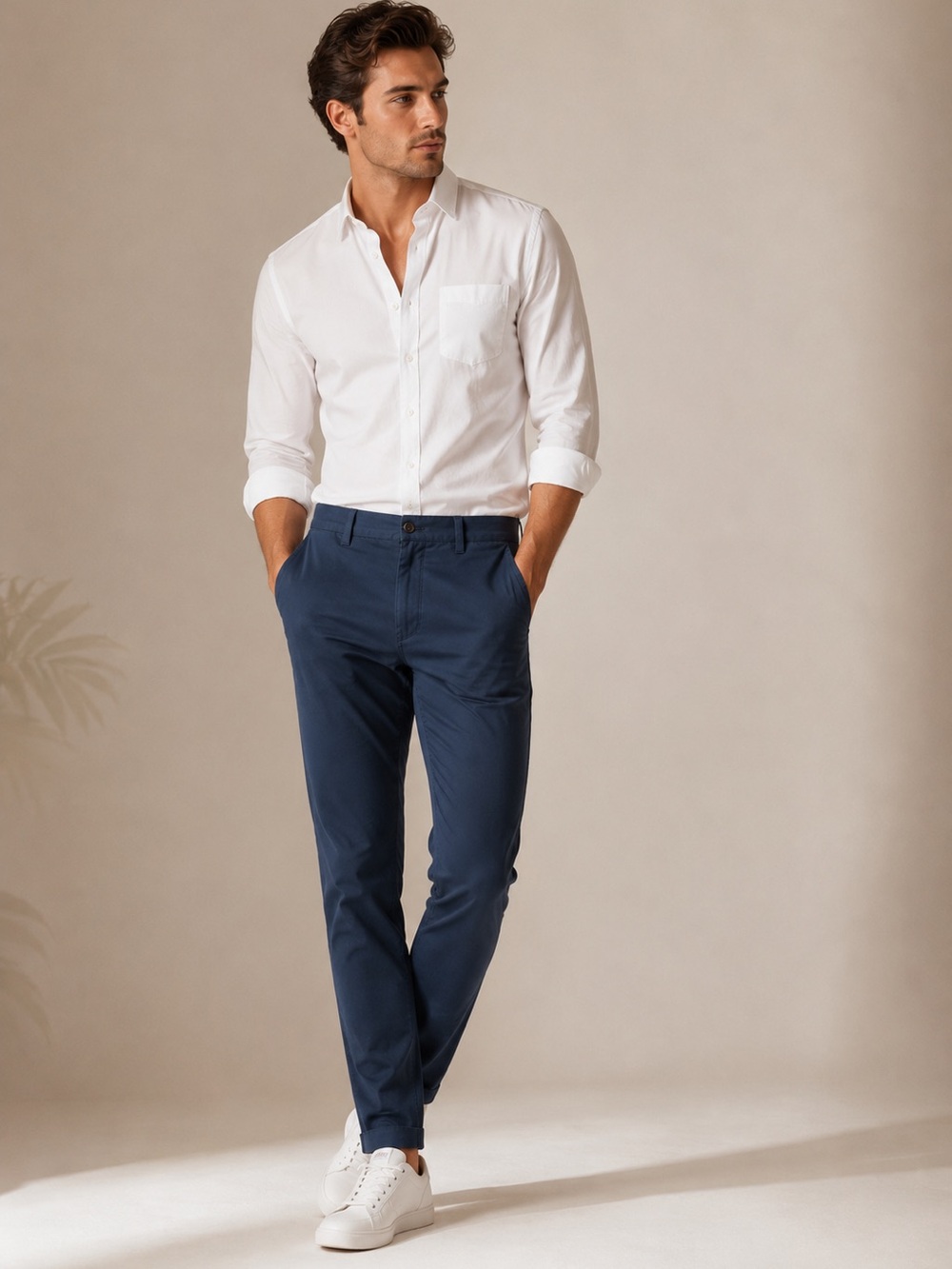 Express Men’s Blue Skinny Fit Chinos Size 31x30